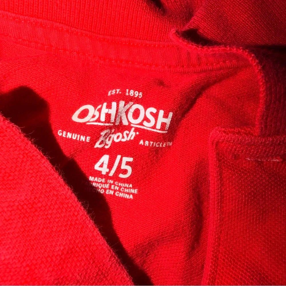 OshKosh B'gosh Bright Red Kids Polo